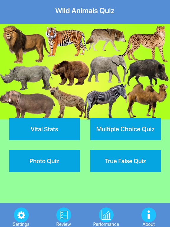 Screenshot #4 pour Wild Animals Quiz