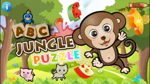 ABC Jungle Puzzle Game screenshot #1 for iPhone