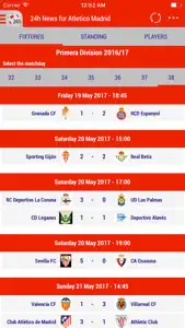 24h News for Atlético Madrid screenshot #3 for iPhone