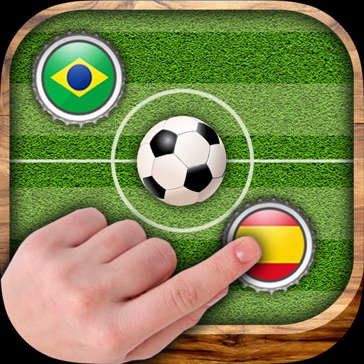 Soccer cap - Score goals with the finger icon