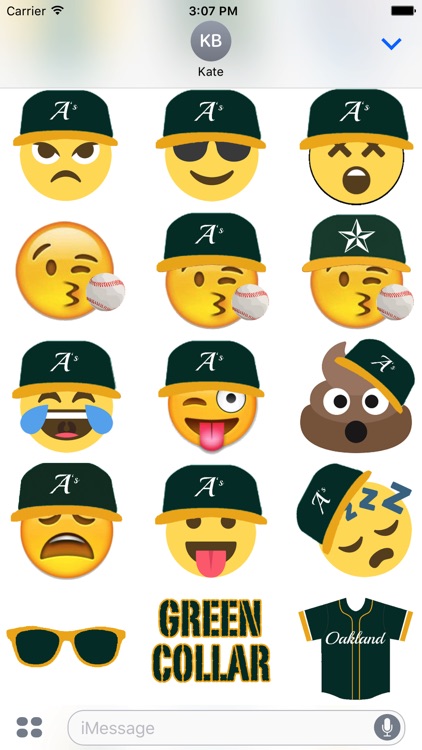 Baseball Sticker Pack Oakland Experience