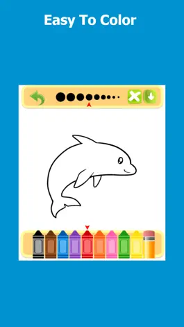 Game screenshot Coloring Dolphin Game hack