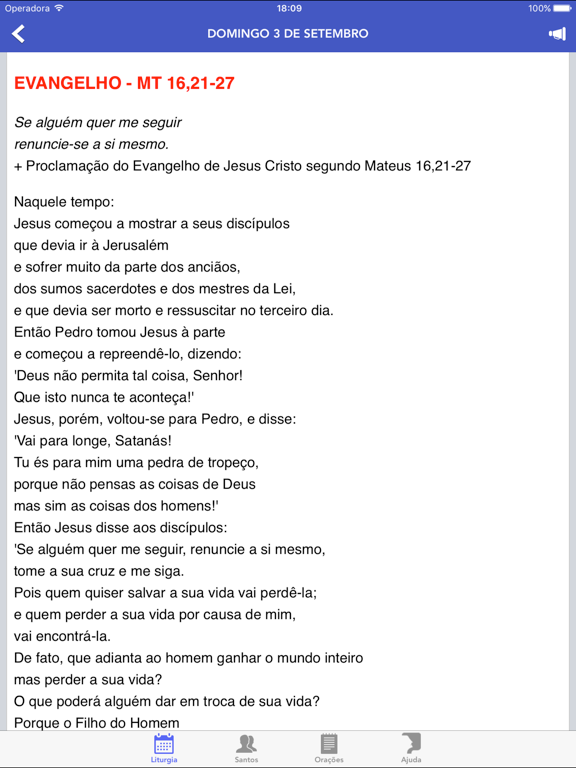 Liturgia Diária para Católicos iPad screenshot 5 - Reference app