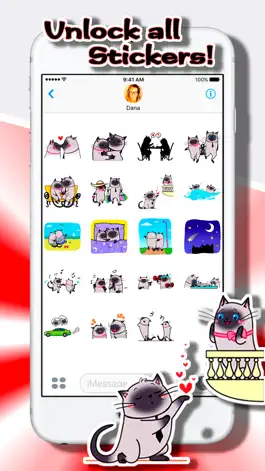 Game screenshot Стикеры про любовь: Котики apk