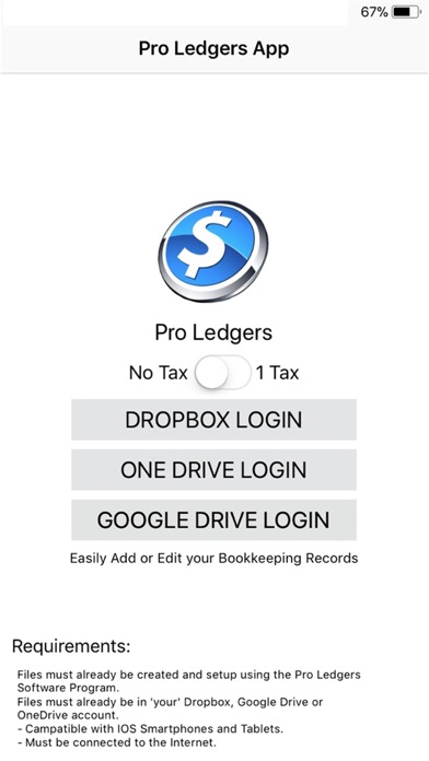 Screenshot #1 pour Pro-Ledgers Bookkeeping App