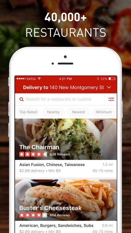 Yelp Eat24 - Order Food Delivery & Takeout screenshot-0