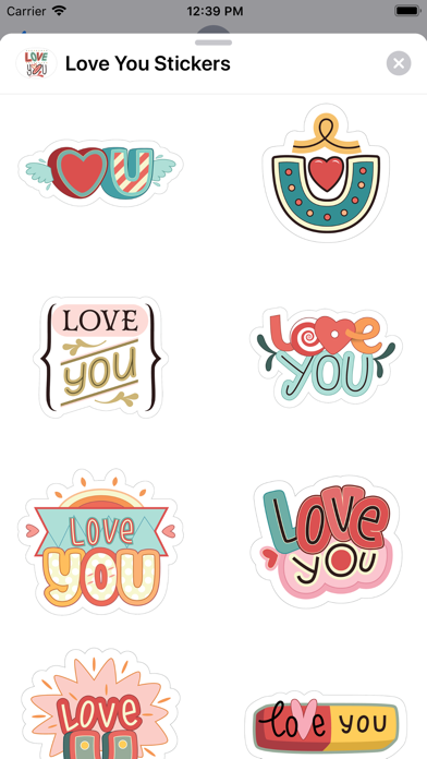 Love You Sticker Pack screenshot 3