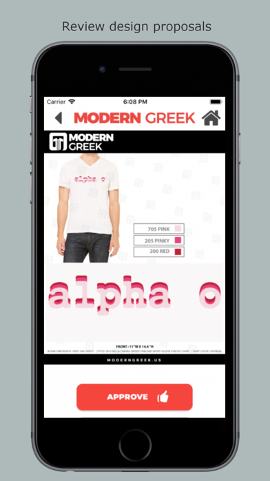 ModernGreek iPhone screenshot 2 - Business app