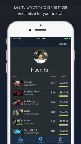 Game screenshot DotaArmory - Dota 2 Statistics hack