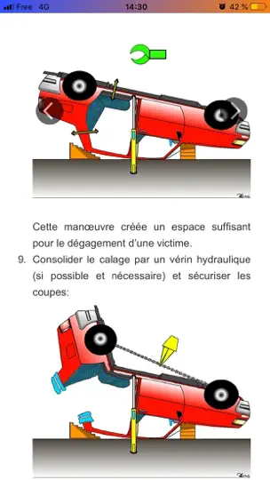 Capture d'écran de GO SR BMPM sur iPhone 7