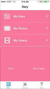 My Private Diary For Girls screenshot #2 for iPhone