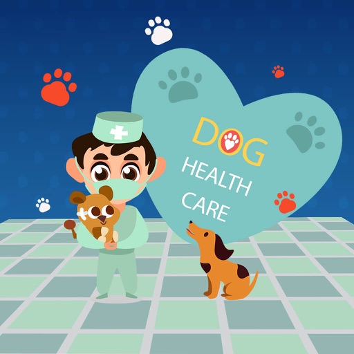 Happy Healthy Dog: Vet Care & Grooming Stickers icon