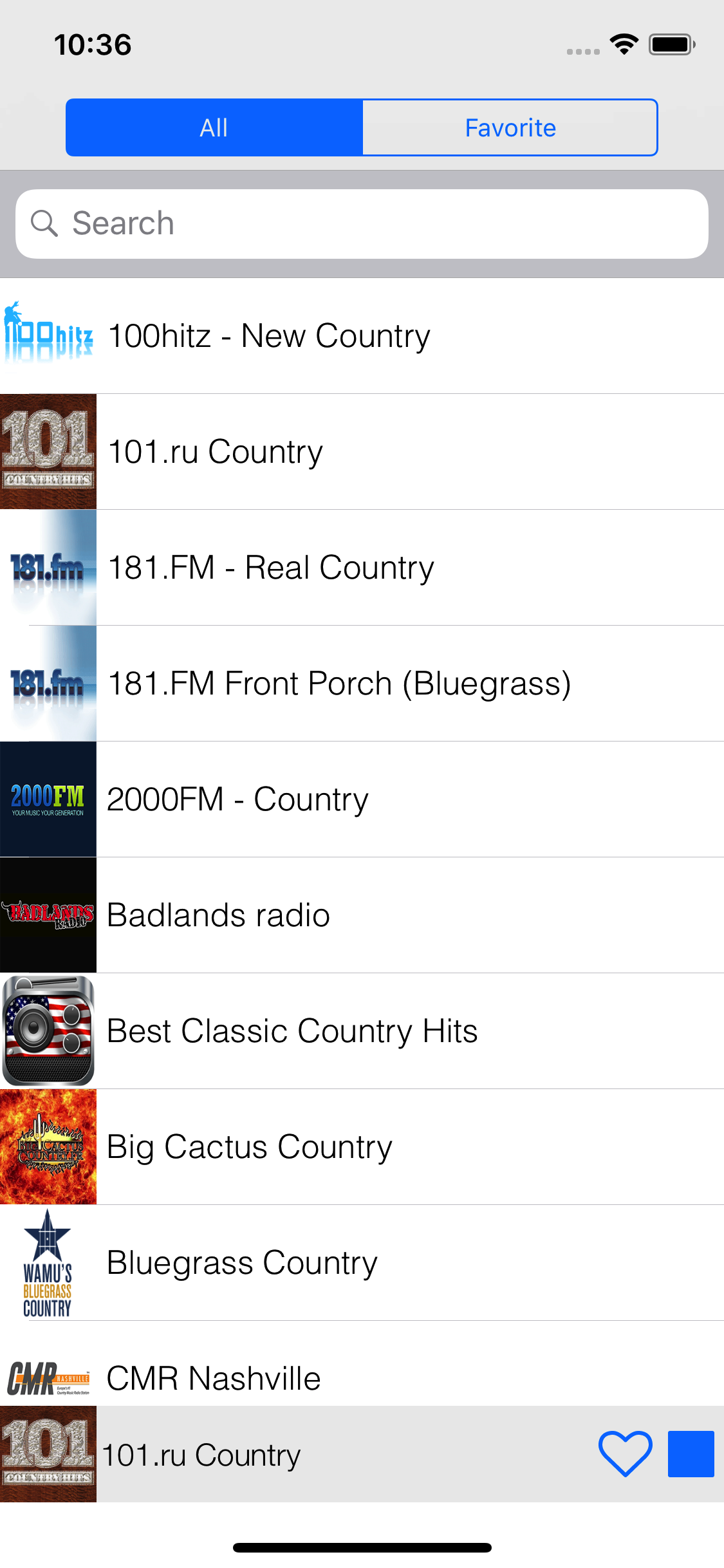 Radio Country screenshot 3