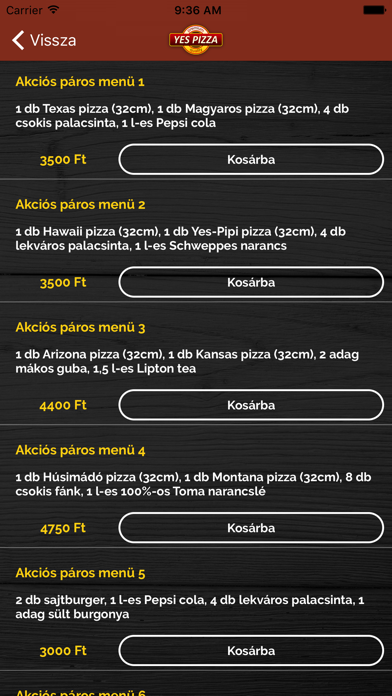 Yes Pizza screenshot 2