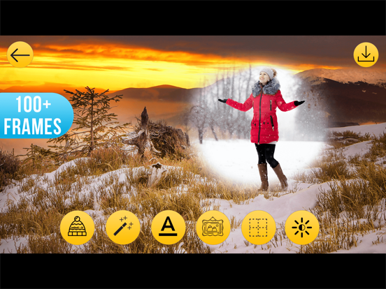 Screenshot #4 pour Winter Photo Frames