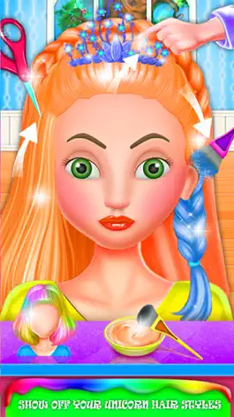 Game screenshot Unicorn Princess Makeover DIY apk