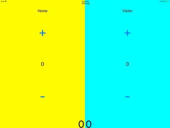Score Keeper Badminton iPad screenshot 1 - Sports app