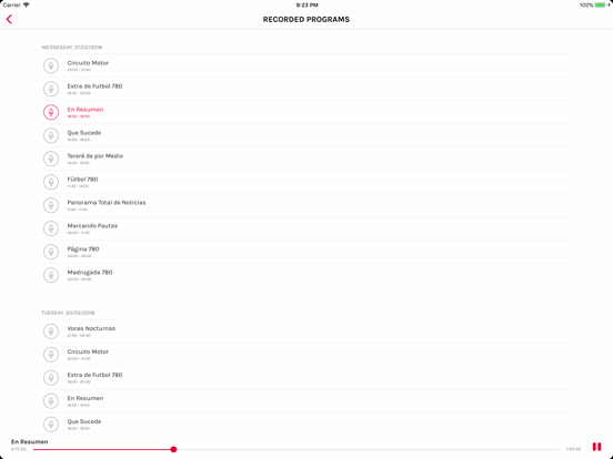La 780 AM iPad screenshot 4 - News app