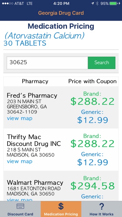 Georgia Drug Card screenshot 4