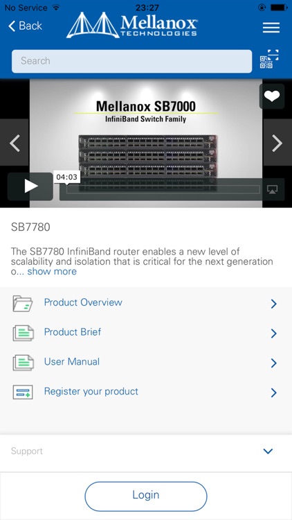 Mellanox Customer App