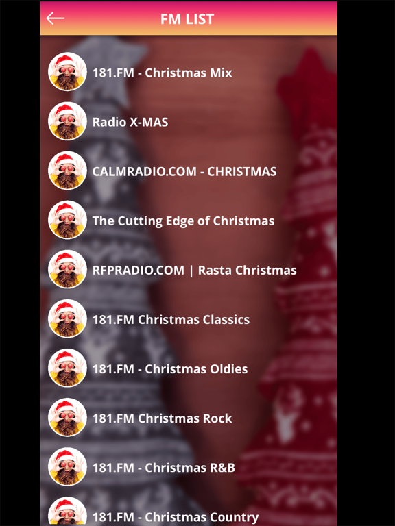 Screenshot #5 pour Christmas FM Radio Live