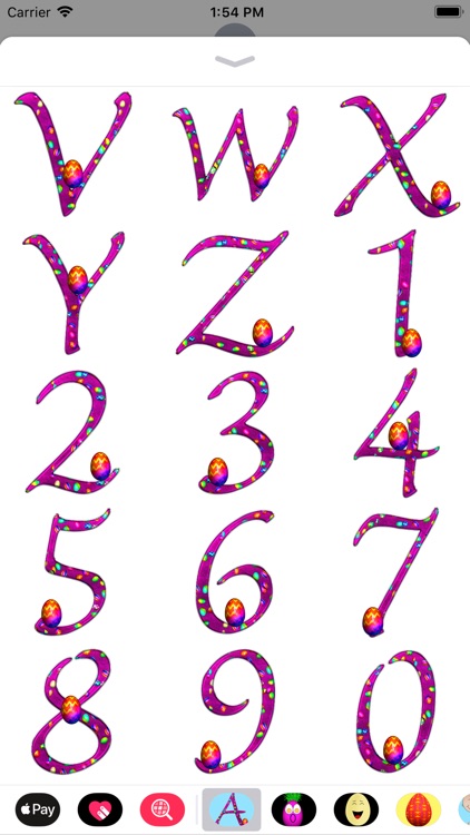 Egg Alphabet Sticker Pack