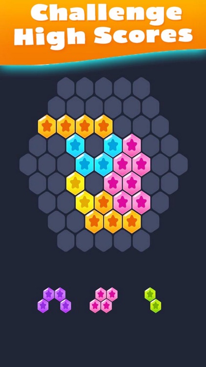 Hex Fill Brain: Hexagon Blocks