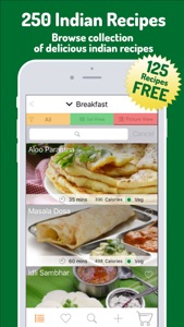 Popular Indian Recipes screenshot #1 for iPhone