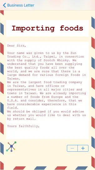 Business Letter Lite iPhone Screenshot 3