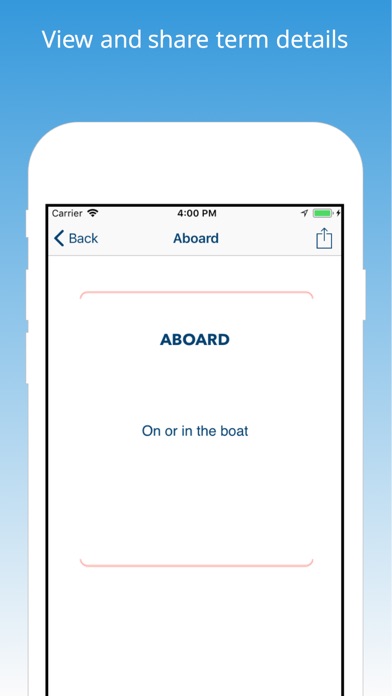 Sailing Term Screenshot