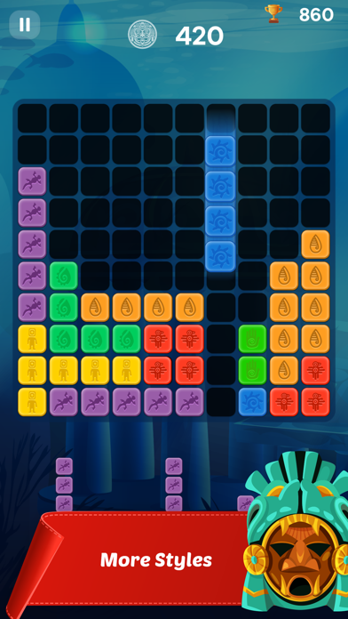 Maya Block Puzzle Game screenshot 4