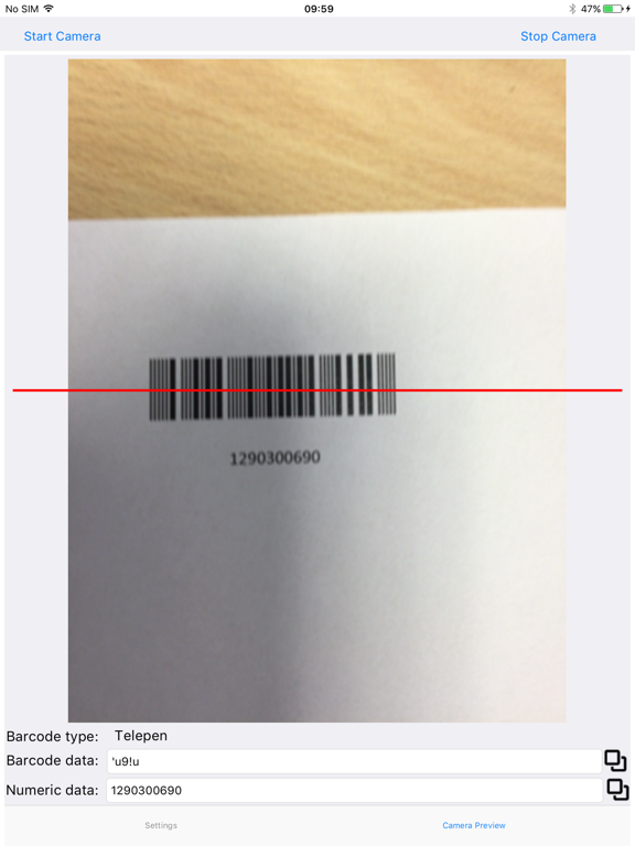 Screenshot #5 pour Telepen Scanner