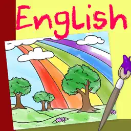 Learn English Vocab Color Book app icon