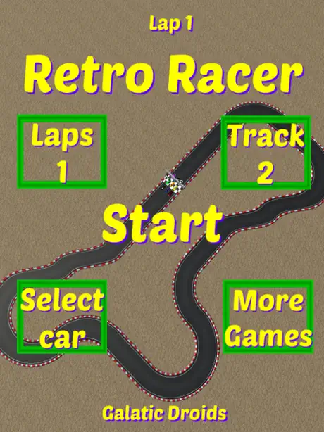 Retro Racer arcade race game