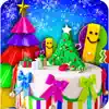 Trendy Rainbow Christmas Party App Delete