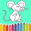 Mouse Hamster Coloring Book Games