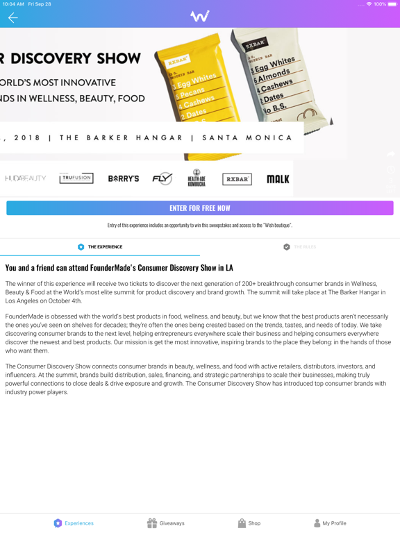 123Wish iPad screenshot 4 - Entertainment app