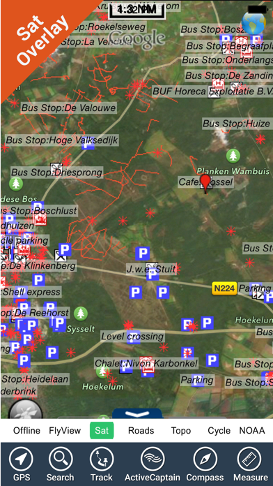 Screenshot #1 pour Hoge Veluwe National Park - GPS Map Navigator