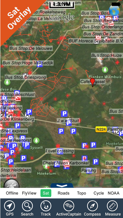 Hoge Veluwe National Park GPS and outdoor map Screenshot