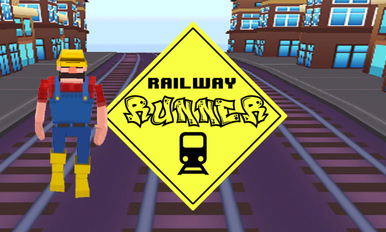 Railway Runner 8 bit