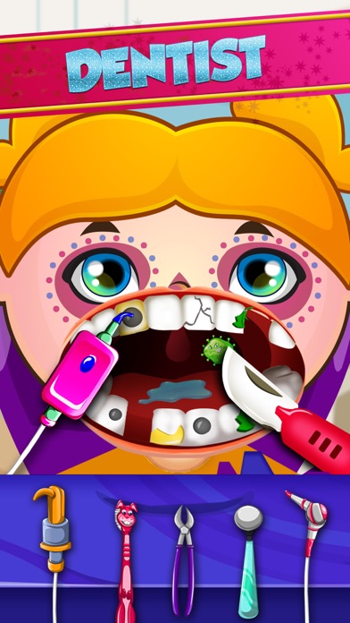 Kids Dentist Monster Halloween screenshot 2