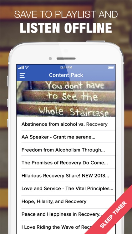 Odomtology AA 12-Step Recovery Audio Companion screenshot-4