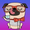 Icon Pug Life Emoji Stickers