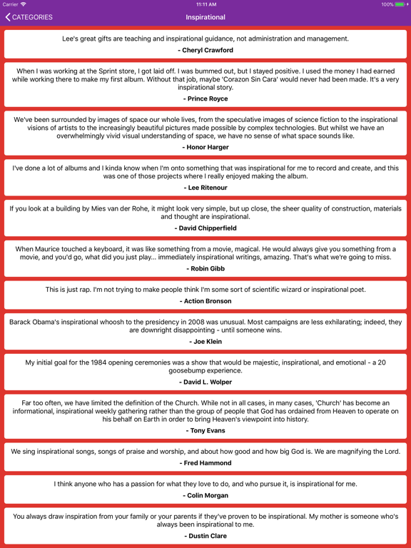 Daily Quotes - Quote Maker iPad screenshot 5 - Lifestyle app