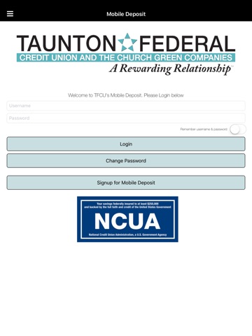 Taunton Federal Credit Union screenshot 2