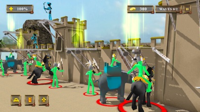 Stickman Castle Defense screenshot 4