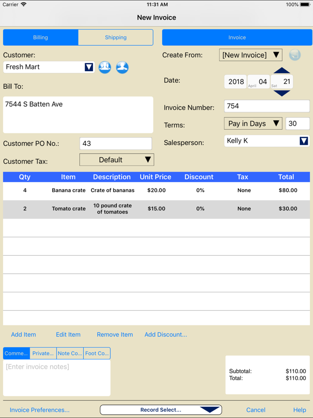 Express Invoice Professional(圖4)-速報App