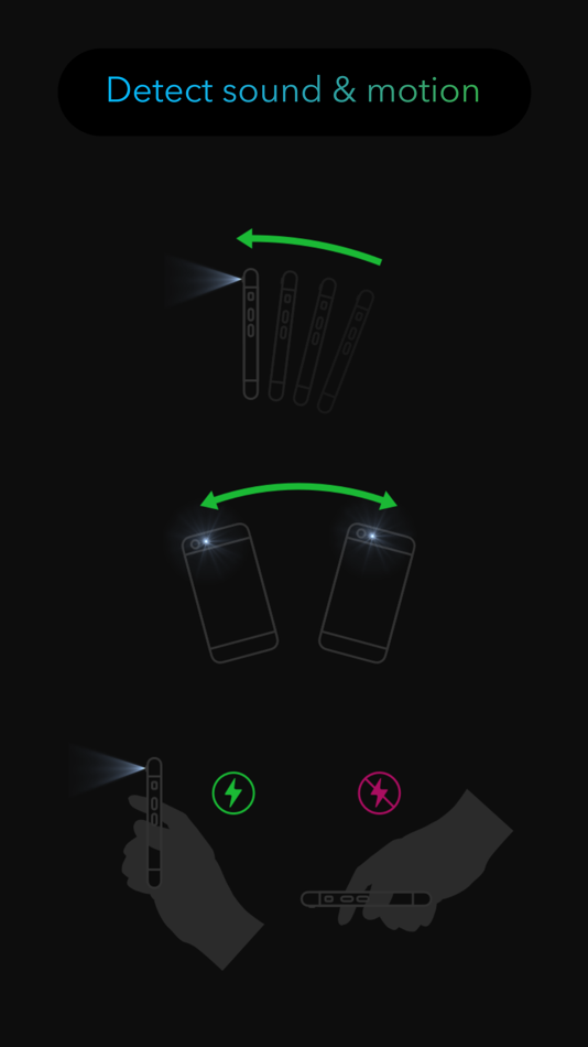 #2. FlashMob -Smart LED Flashlight (iOS) 由: Jungmoon Jo