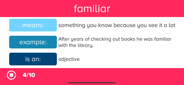 ‎3rd Grade Vocabulary Prep Screenshot