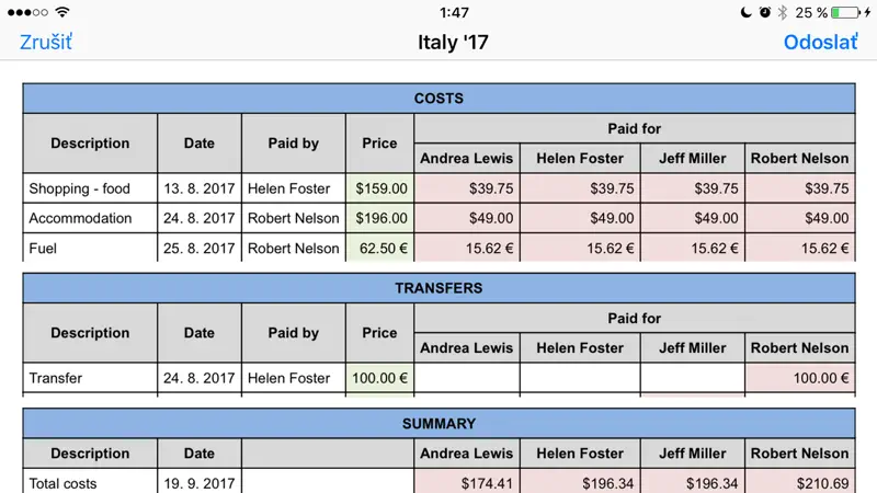 Share-a-bill screenshot 5 of 5